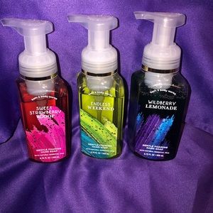3 Bath and Body Works Gentle Foam Soap 🆕